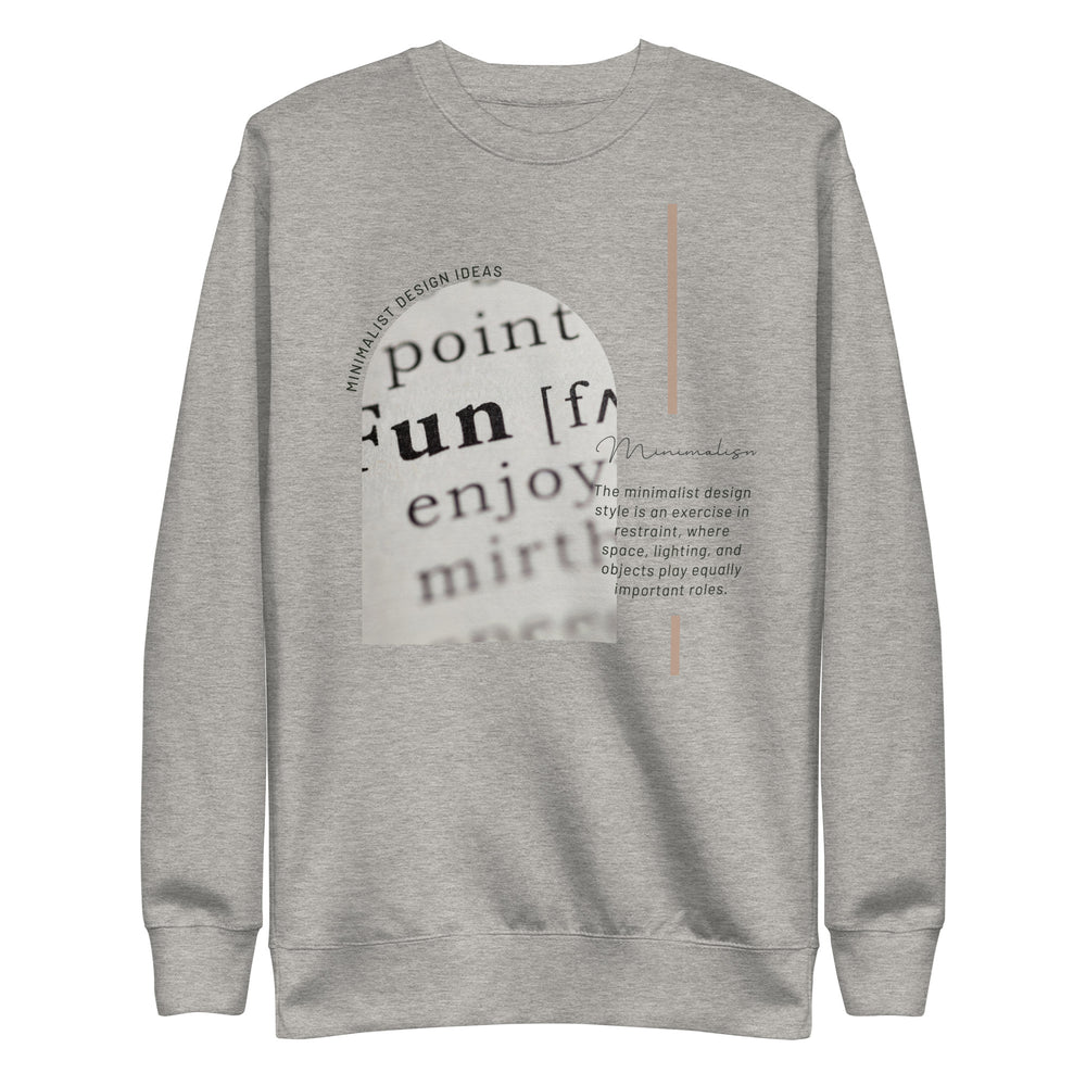 
                  
                    Women's Minimalist Premium Sweatshirt
                  
                